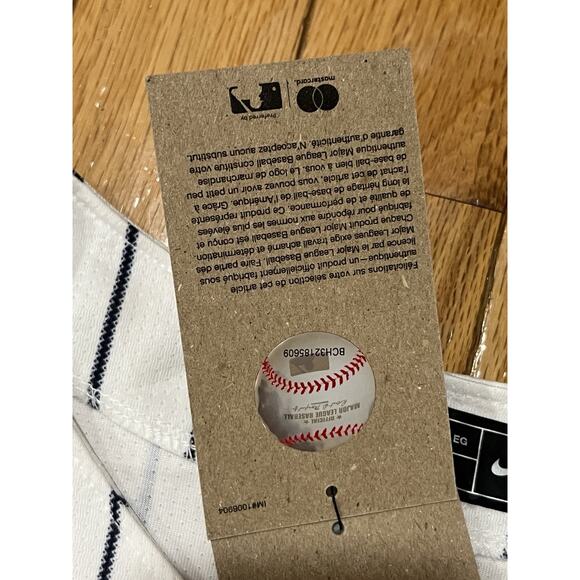 Nike Authentic NY New York Yankees MLB Baseball Pinstripe Jersey Men’s Sz: XL - Picture 8 of 11